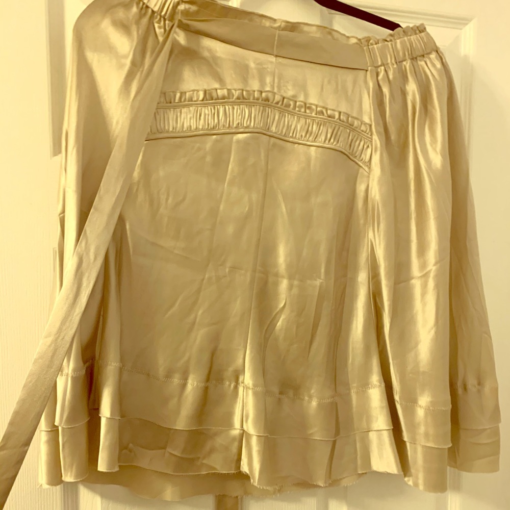 BCBG 100% silk skirt, brand new with tags